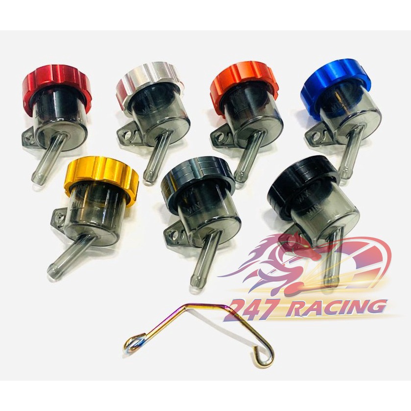 Combo bình dầu khói nắp CNC tặng kèm pass Titan gắn Tay thắng xe máy siêu rẻ đẹp nhiều màu