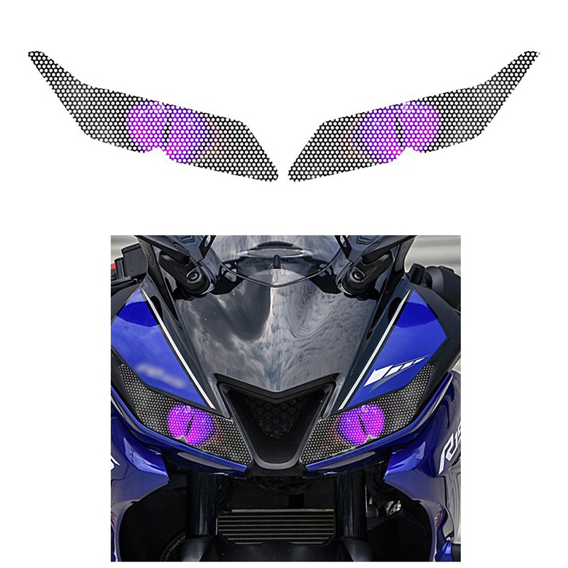 Miếng Dán Bảo Vệ Đèn Pha Xe Mô Tô YAMAHA YZF-R15 YZF R15 YZFR15 2017 2018 A