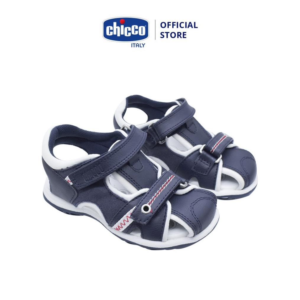 Sandal mát-xa chân bé Chicco - Trắng Xanh