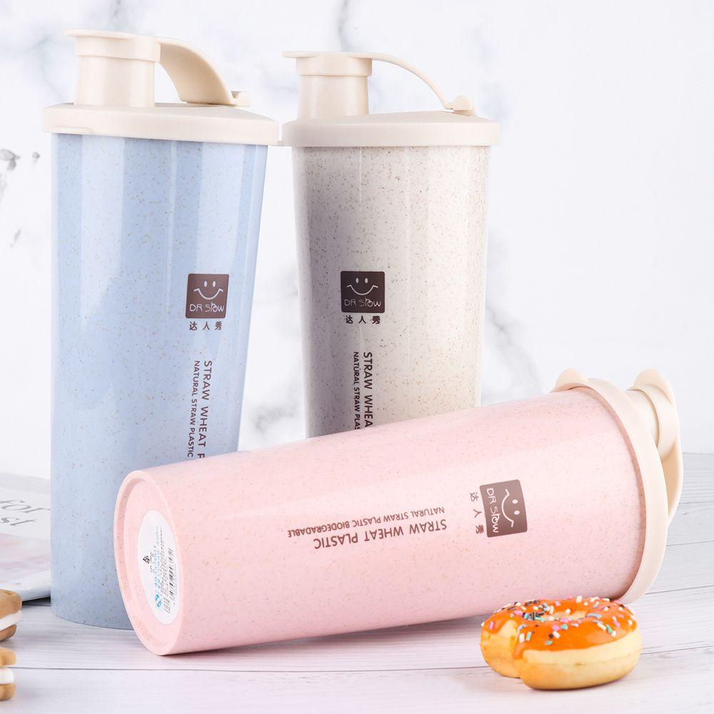 Bình Nước 450ml Bằng Sợi Rơm Lúa Mì An Toàn Cho Sức Khỏe