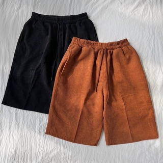 Quần short nam nhung tăm leon short thời trang nam