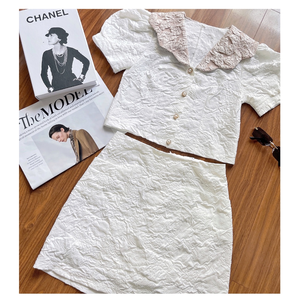 Set đồ nữ, set croptop chân váy, set croptop sang chảnh đi chơi váy đi chơi tết xinh | BigBuy360 - bigbuy360.vn