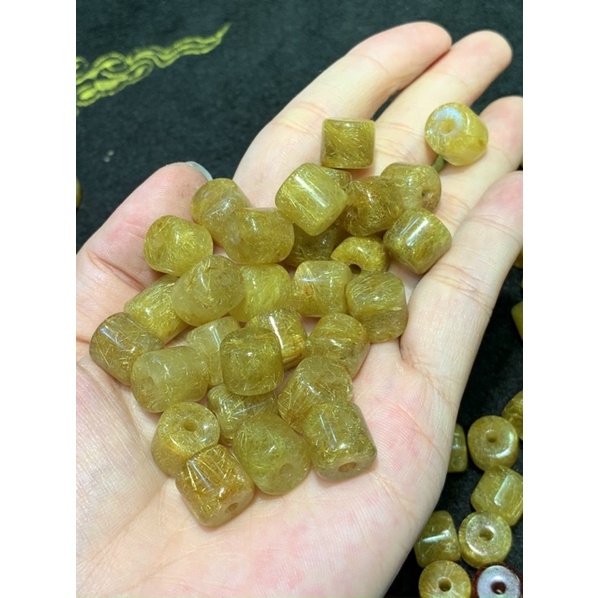 Lu thống mix vòng đeo tay TA tóc đỏ,tóc vàng,TA dâu Tây size 10,9mm