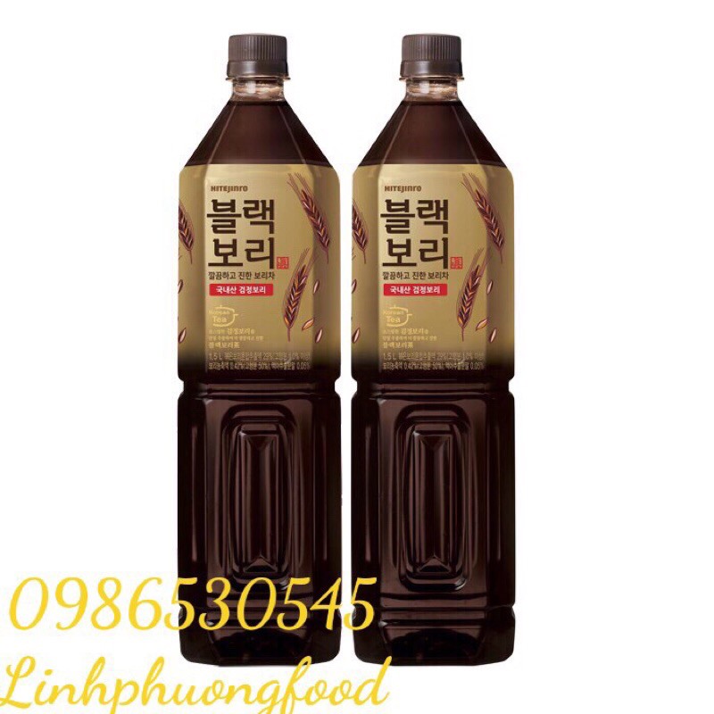 TRÀ LÚA MẠCH ĐEN HÀN QUỐC 1.5l/1 chai