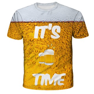 [HOT] Áo In Hình Cốc Bia 3D Hàng Cao Cấp Cực Mát Cực Chất | ÁO BIA 2022