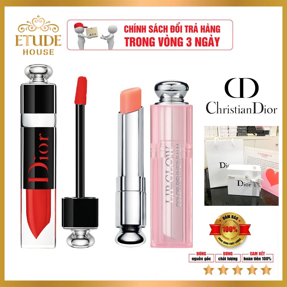 Son Dưỡng Môi Dior Addict Lip Glow Chính Hãng mới nhất 2021 tạo độ căng mọng, đầy sức sống cho đôi môi