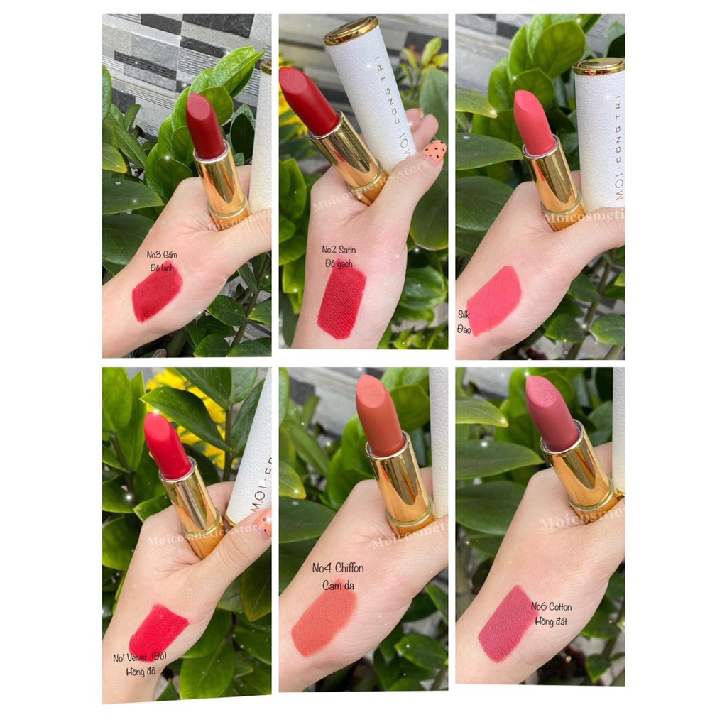 Son Thỏi Lì Môi Hồ Ngọc Dưỡng Ẩm Lâu Trôi MOI x Công Trí Chính Hãng M.O.I Nhập Hàn Quốc | BigBuy360 - bigbuy360.vn