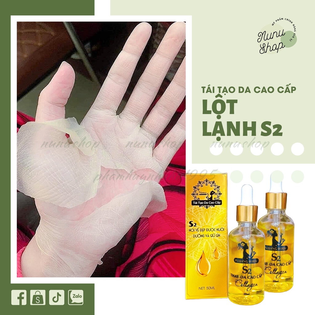 Tái Tạo Da Cap Cấp S2 + tặng cọ quét nước lột lạnh