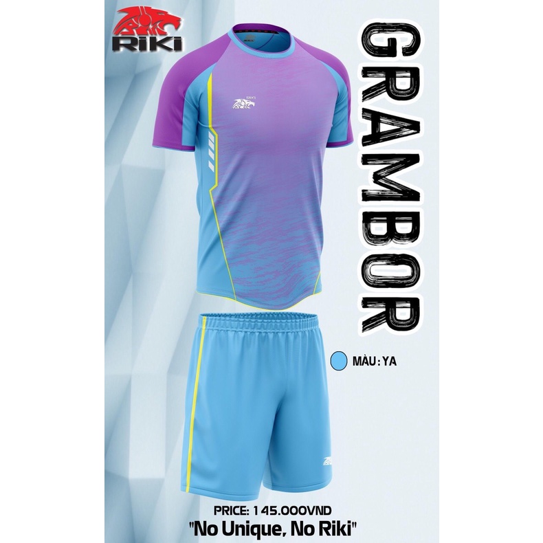 Bộ Bóng Đá Không Logo RiKi RK 1.0 Cao Cấp - Thấm hút tốt, thoải mái, mềm mại