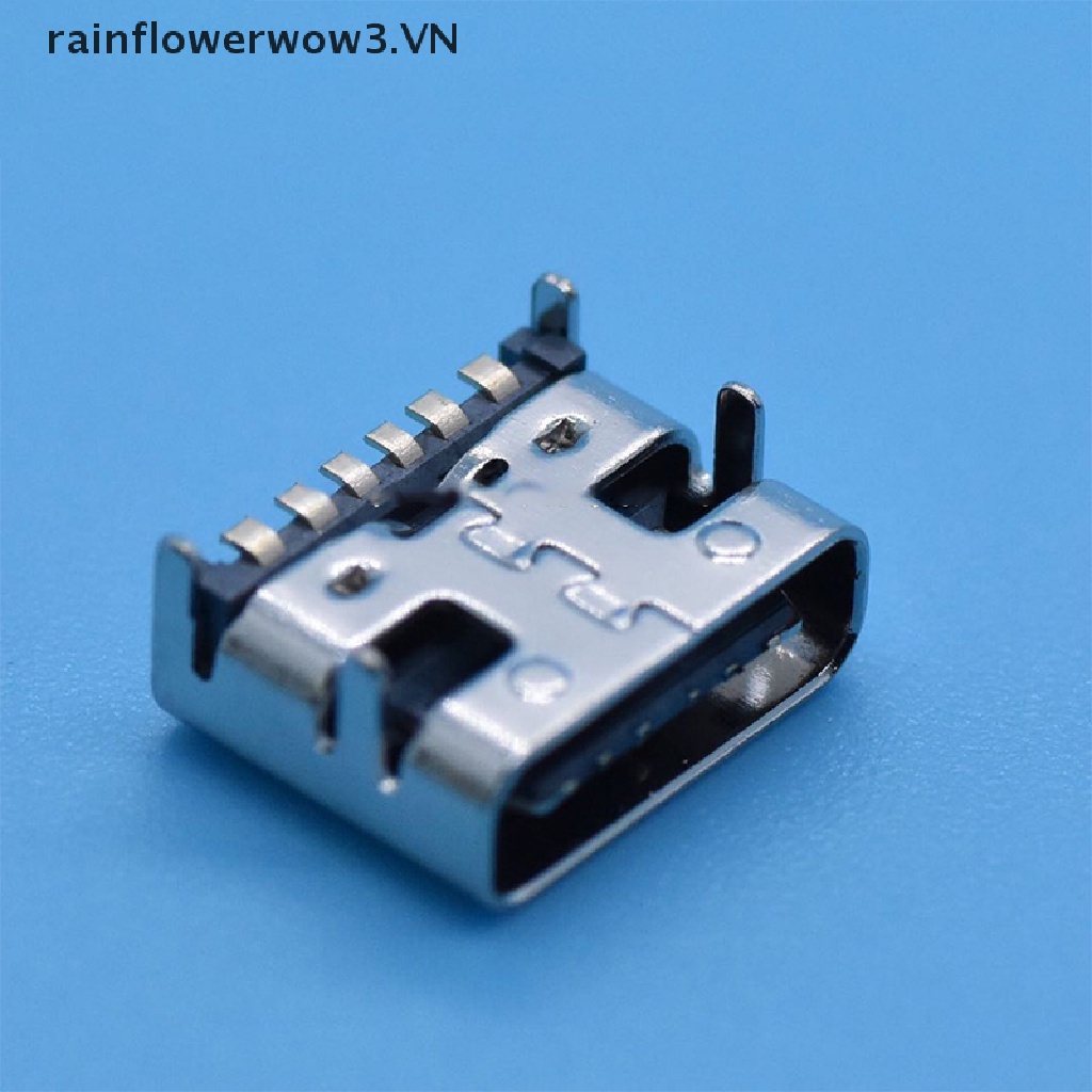 Set 10 ổ cắm 6 chấu smt usb 3.1 type-c tiện lợi chất lượng cao