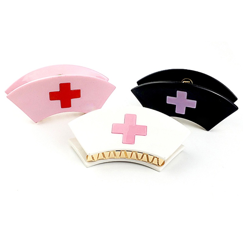 Kẹp Tóc Càng Cua Bằng Acrylic Phong Cách Lolita Nhật Bản