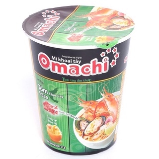 Mì ly omachi vị tôm chua cay | xốt bò hầm | sườn hầm ngũ quả