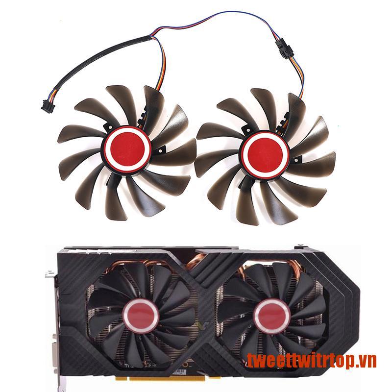 1 Cặp Quạt Tản Nhiệt Cho Card Video Xfx Rx 590 / 580 Vga