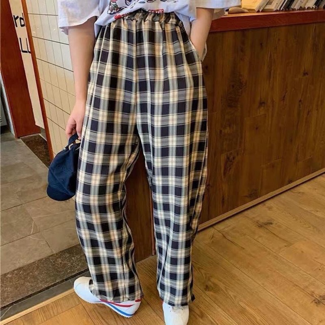 [GIÁ HỦY DIỆT] [ẢNH THẬT +VIDEO] Quần caro ống suông / long caro pant / quần caro CROX01 | BigBuy360 - bigbuy360.vn