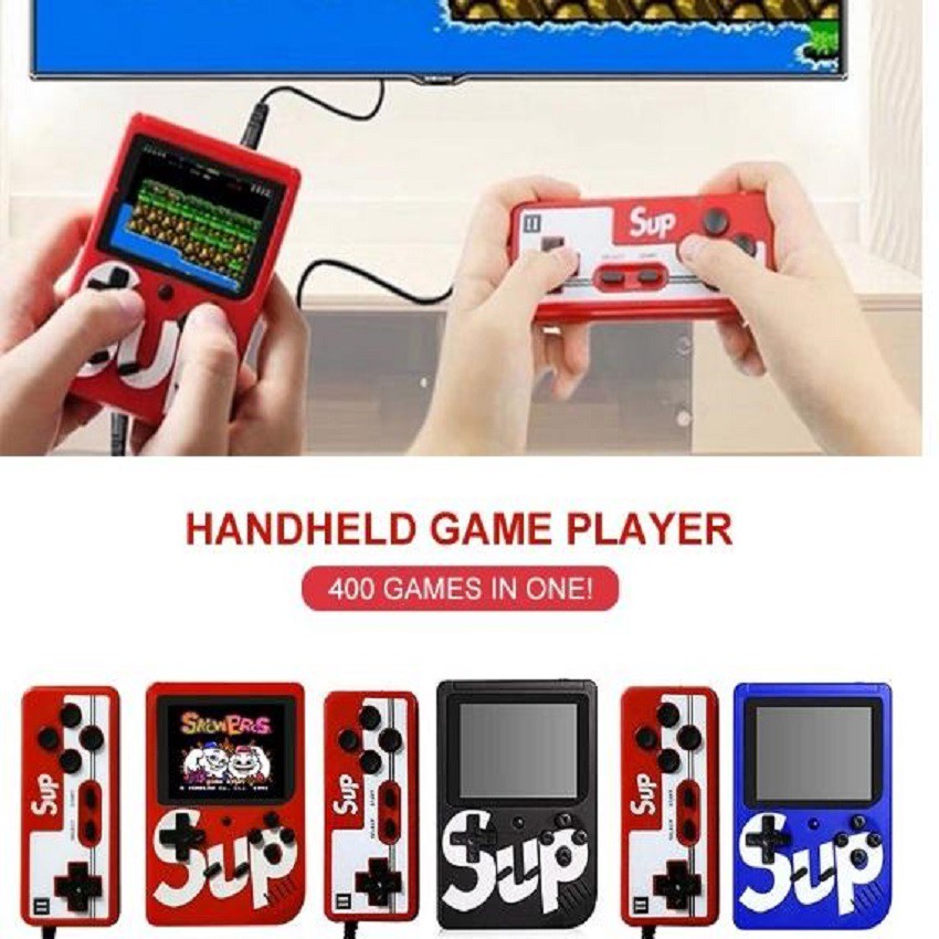 MÁY GAME SUP 400 TRÒ CHƠI HỖ TRỢ TAY CẦM TAY CHO 2 NGƯỜI CHƠI