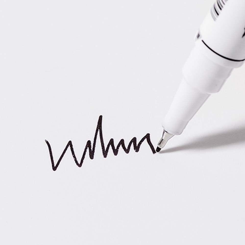 Bút Sáp Graffic Trang Trí Móng Hai Đầu Màu Đen Lâu Trôi Chống Thấm Nước BERNARDO