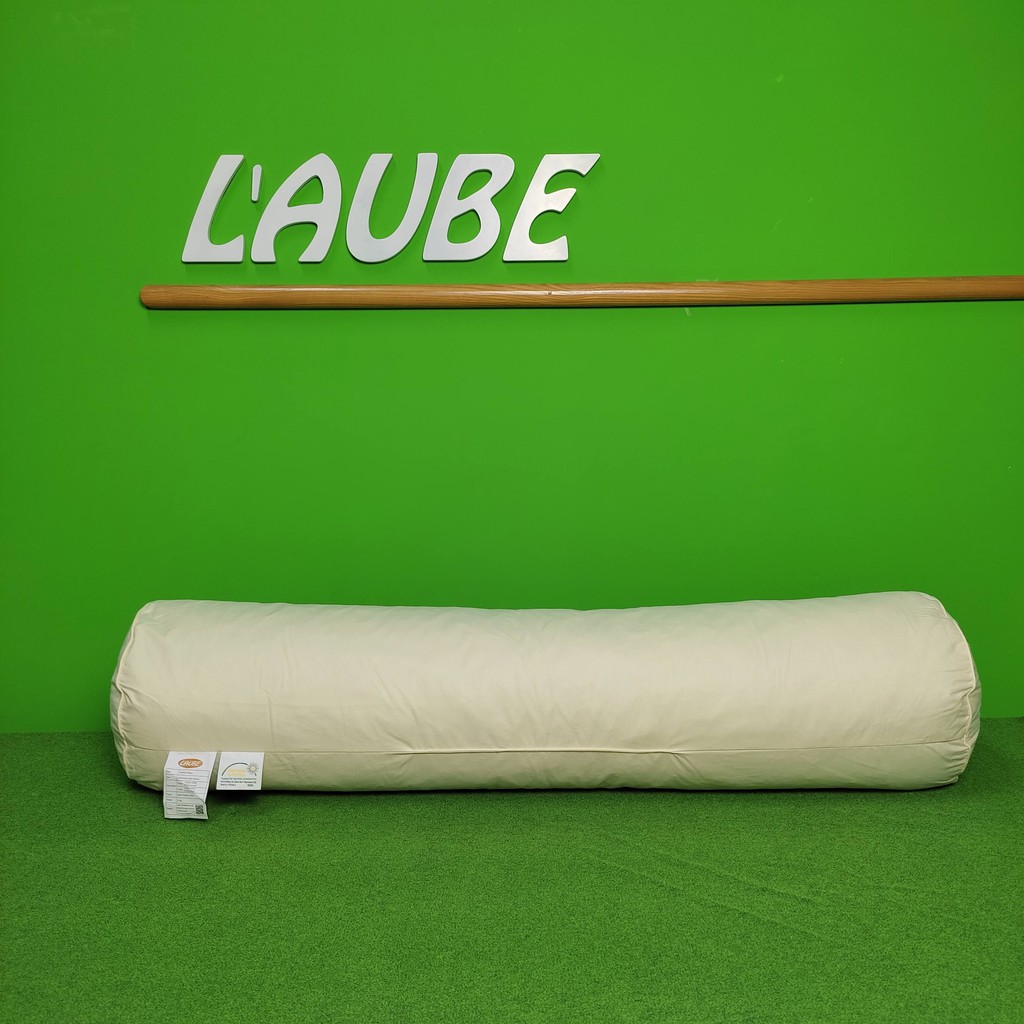 Ruột gối ôm lông vũ feather hiệu laube size 35x100cm hàng chính hãng Nhật Bản