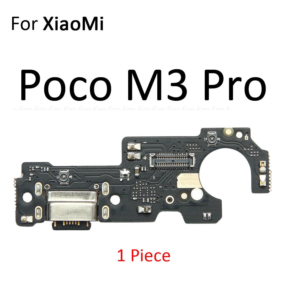 Bảng Mạch Cổng Sạc USB Kèm Dây Cáp Mic Chuyên Dụng Cho Xiaomi PocoPhone Poco C3 F1 F2 F3 X2 X3 NFC M2 M3 M4 X4 Pro F4 M5s