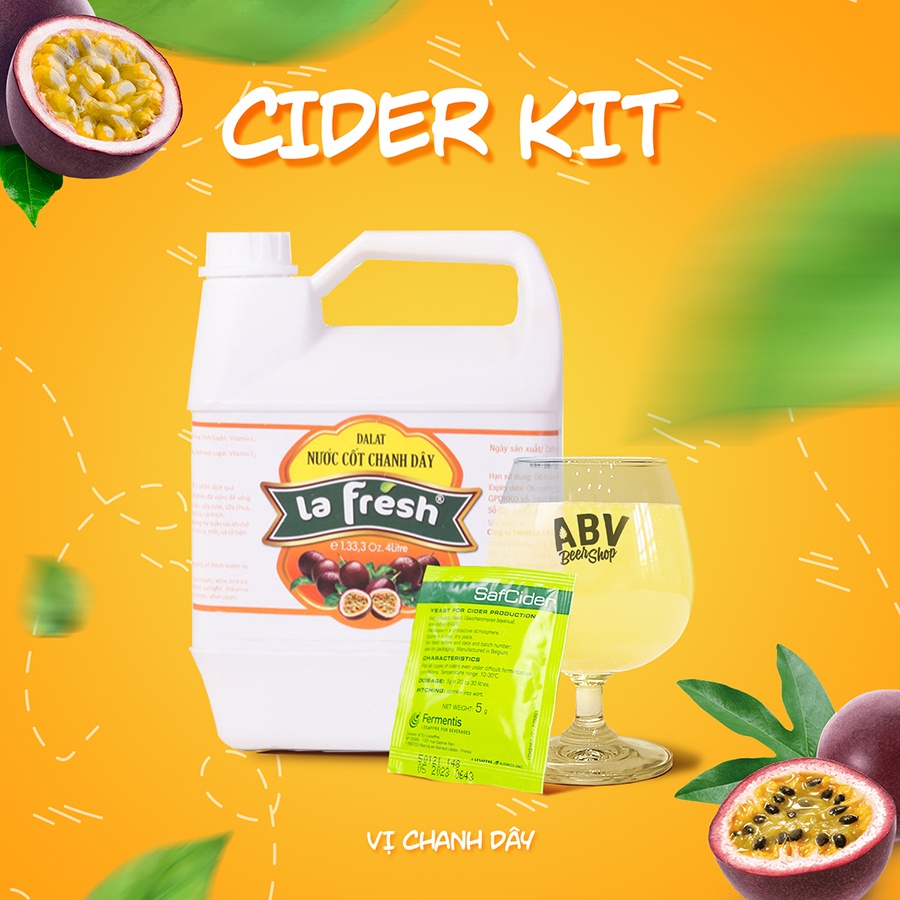 Set Nguyên Liệu Nấu Cider
