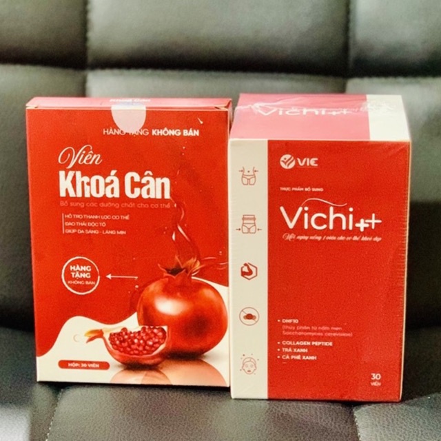 1 hộp giảm cân Vichi ++ sd 1 tháng tặng kèm 1h khoá cân