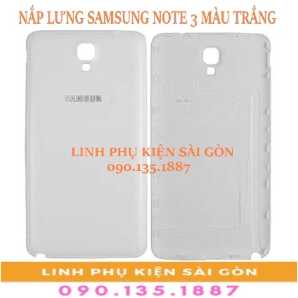 NẮP LƯNG SAMSUNG NOTE 3 MÀU TRẮNG