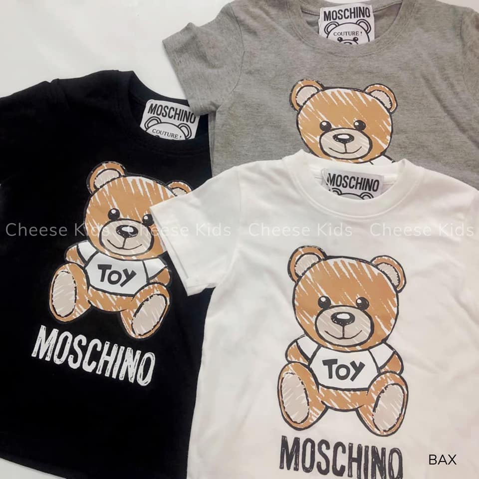 Áo thun unisex bé trai bé gái, áo phông trẻ em cheesekids 13 đến 21kg