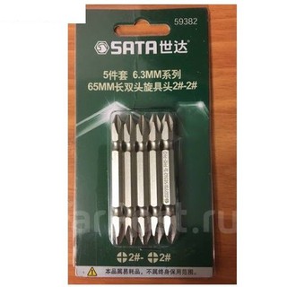 Mũi vít bake 2 đầu Ph2 x 65mm Sata 59382