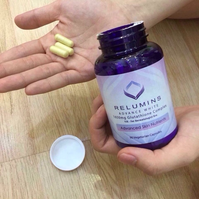 ✈️Viên Uống Trắng Da RELUMIN 1650mg Của Mỹ