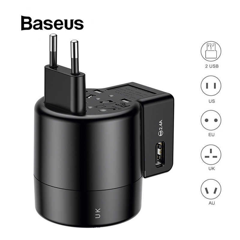 Bộ sạc USB du lịch Baseus cho điện thoại