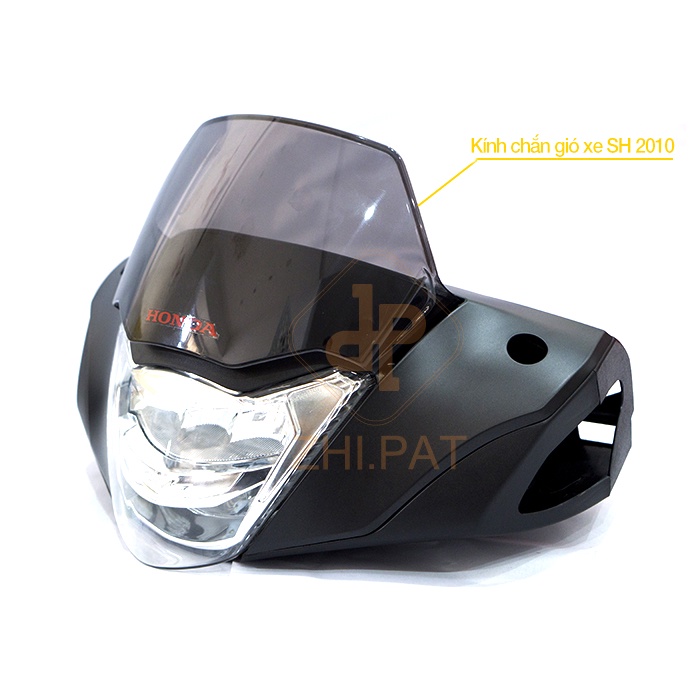 Kính chắn gió xe máy SH150I, SH Ý 2009-2012 trong suốt Zhi.pat chính hãng – BH 12 Tháng