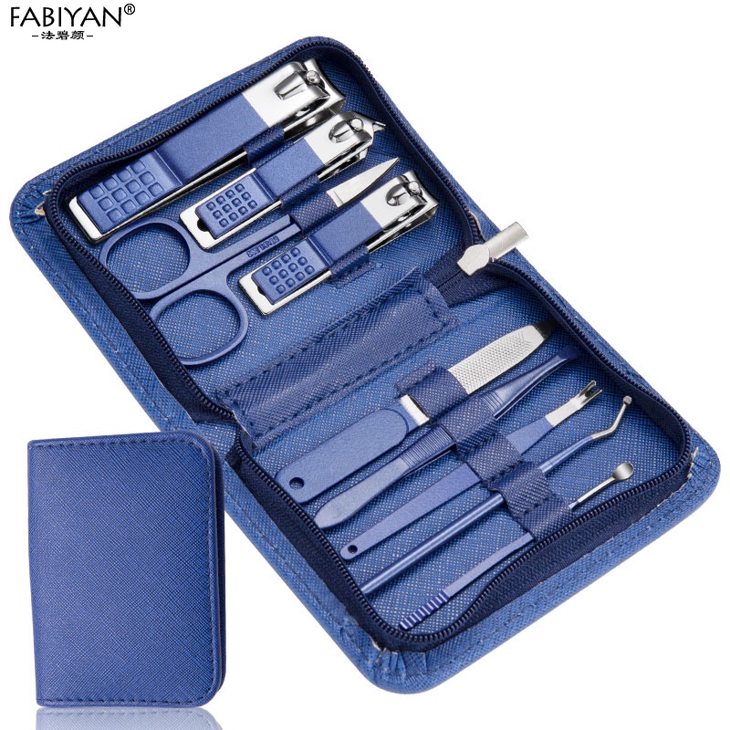 Bộ 9-26 món dụng cụ cắt móng tay FABIAN thép không gỉ-bộ cắt móng tay cao cấp tiện dụng