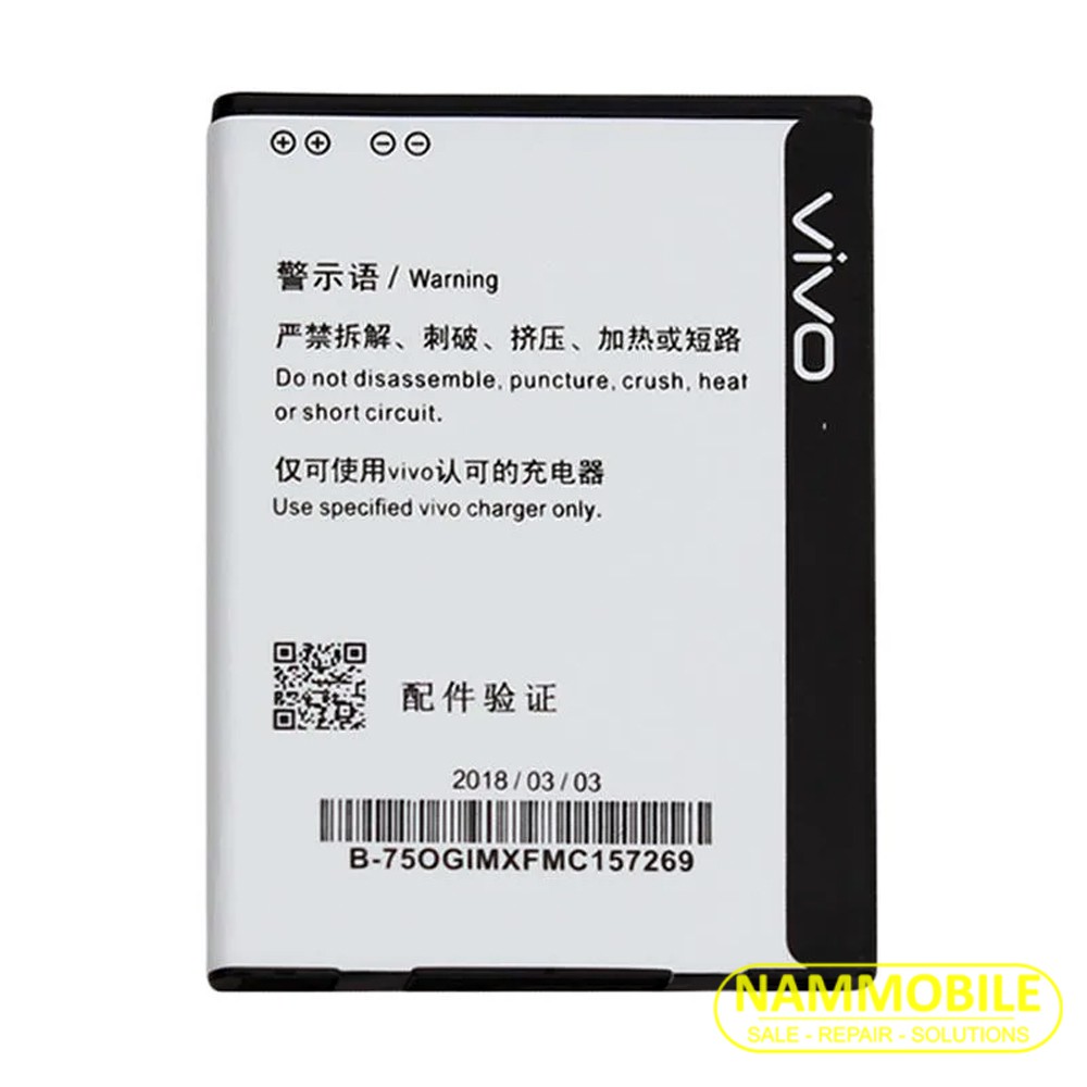 Pin Vivo Y13, Y15, Y21, Y22, Y23, Y613, Y623, Y62, Y913, Y27, Y28, Y35, Y37, Y51 B-75 1900mAh zin + FreeShip