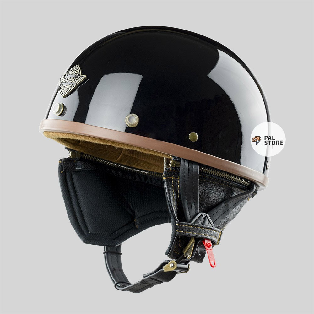 Mũ Bảo Hiểm 1/2 Napoli Harley N04 - Bảo Hành Chính Hãng 12 Tháng