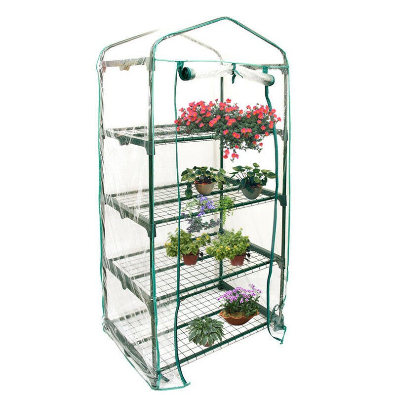 【Ready Stock】 Mini Greenhouse Outdoor Growbag Growhouse PVC Cover Plastic Garden Green House 【new】