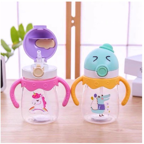 Bình Tập Uống Trống Sặc Cho Bé Supper Tritan ✔An Toàn Cho Bé