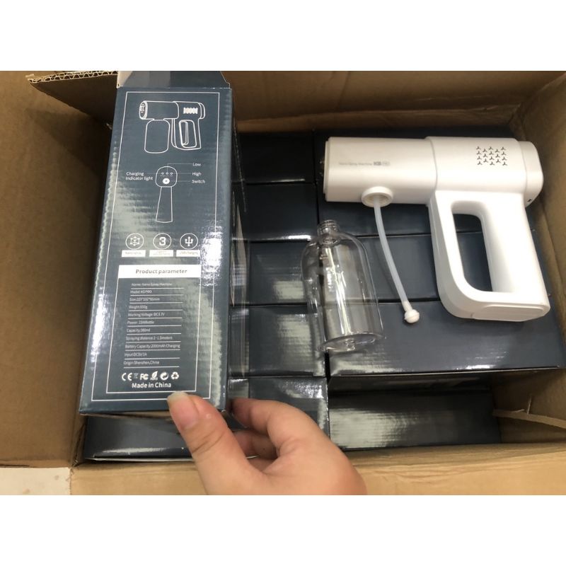 Súng Xịt Cồn Khử Khuẩn Xịt Khử Trùng Nano K5 Pro Chính Hãng BH 12T