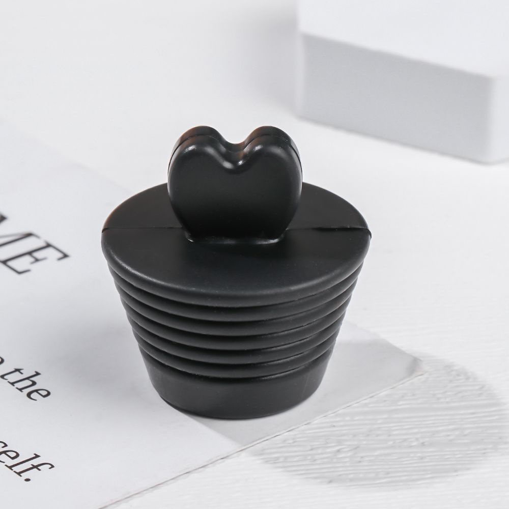 Nút Silicon Chặn Lỗ Thoát Nước Bồn Tắm/Bồn Rửa Chén Màu Đen Nhiều Màu Tiện Dụng Cho Phòng Tắm/Nhà Bếp