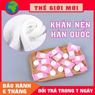 Khăn nén 60 viên 🔥FREESHIP🔥 Giảm 20K Khi Nhập [THEGIOI2Z] Khăn nén hàn quốc