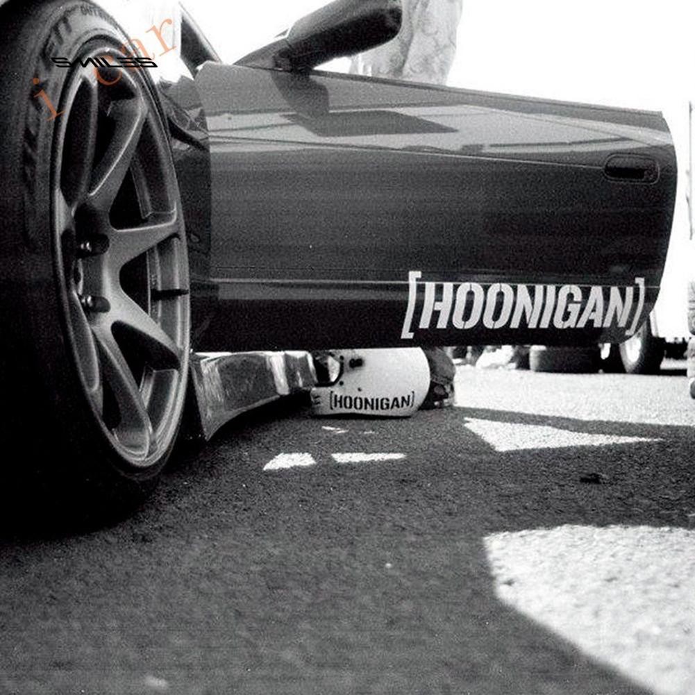 ❀Sm❀Hoonigan Đề Can Dán Cửa Sổ Xe Hơi Tự Dính Phản Quang