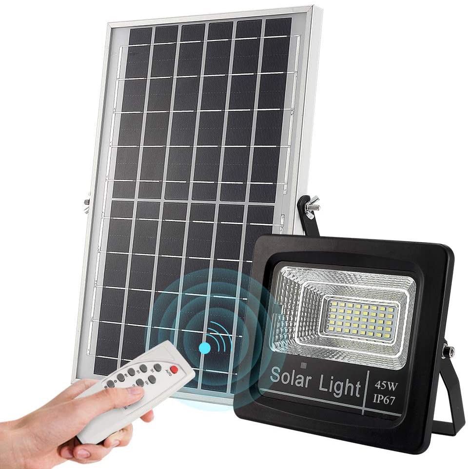 Đèn năng lượng mặt trời Max Tech 80W - 180W - 200W - 300W - 400W Solar Light - điều khiển từ xa - D1146