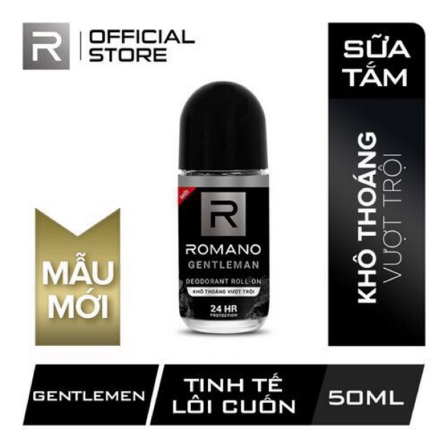 Lăn khử mùi Romano Gentleman 50ml