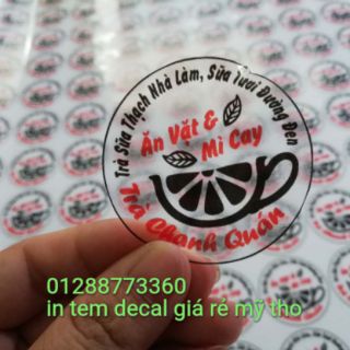Tem thiết kế riêng theo yêu cầu