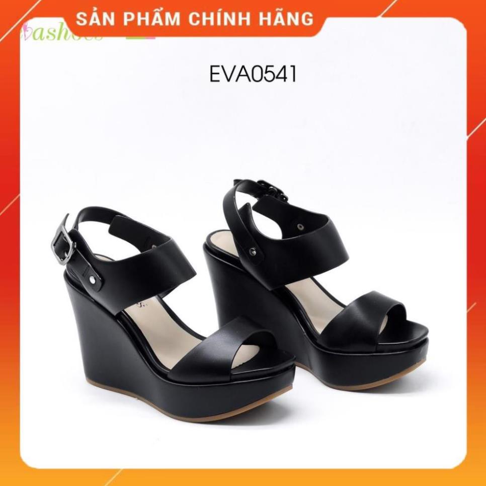 Sandal Đế Xuồng Quai Ngang Da Tổng Hợp 12cm Evashoes – Eva0541 -vk1
