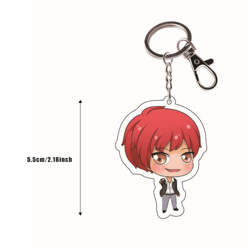 Móc gắn chìa khóa hình nhân vật anime Assassination Classroom Koro Sensei