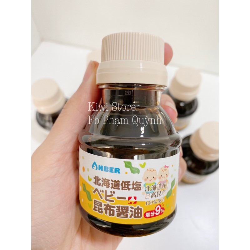 Nước tương tảo bẹ Anber và Kids mama 100ml