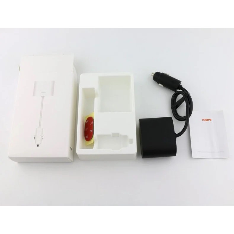 Sạc xe hơi 1 phân 2 Xiaomi Roidmi