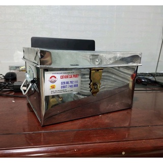 Hộp INOX đựng vật dụng cá nhân, hộp đựng tiền, con dấu Kt 30 X20x15