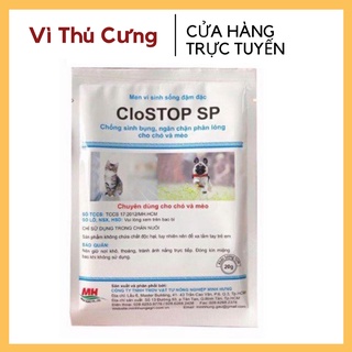 Men tiêu hóa Clostop SP cho chó mèo