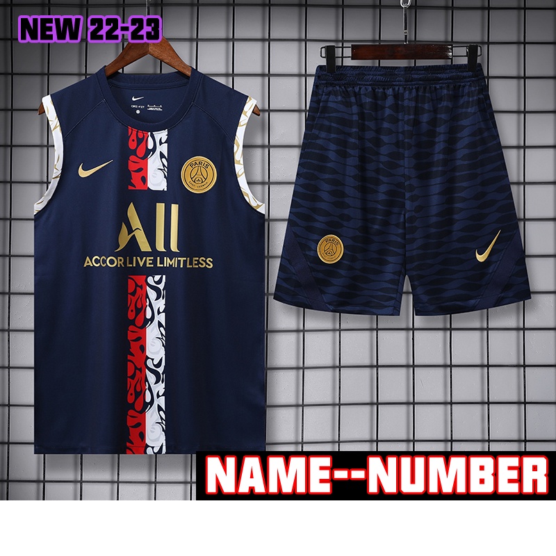 Bộ Đồ Đồng Phục Bóng Đá Đội Tuyển Paris Mùa Giải 2022-23 s-2xl*