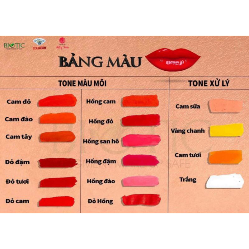 Mực Biotic +Dưỡng kích bông PCD có phân loại màu